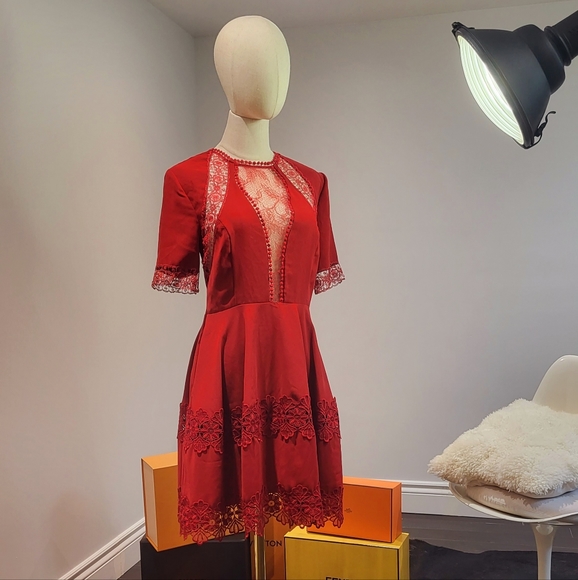 Nicholas NWT Red Dress - Picture 1 of 5